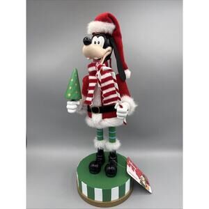 RARE DISNEY GOOFY NUTCRACKER Tag #454311 Goofy Santa Hat 14 Inch READ